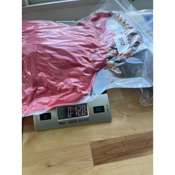 Suncoo Halter Neck Maxi Dress M Boho Lagenlook Long Beach Resort Crinkle Cotton - Picture 10 of 10